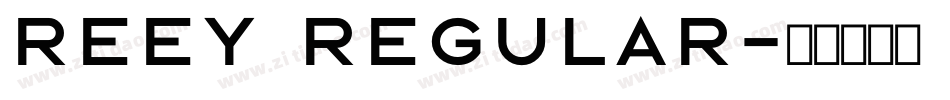 Reey Regular字体转换